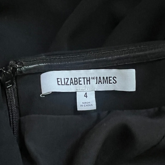 Elizabeth and James Jagger Halter-Neck Black Jumpsuit with Pockets Size 4 EUC - Picture 6 of 8